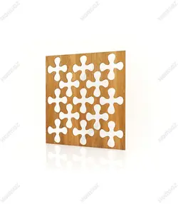 تایل ام دی اف معرق کدPN-63 بلوط-گردویی(تایل معرق سقف کاذب MDF)