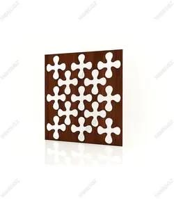 تایل ام دی اف معرق کدPN-63 بلوط-گردویی(تایل معرق سقف کاذب MDF)