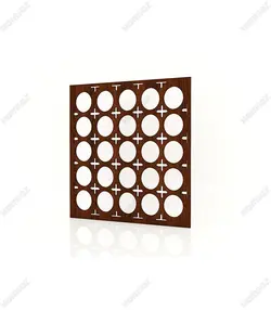 تایل ام دی اف معرق کدPN-62 بلوط-گردویی(تایل معرق سقف کاذب MDF)