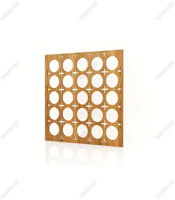 تایل ام دی اف معرق کدPN-62 بلوط-گردویی(تایل معرق سقف کاذب MDF)