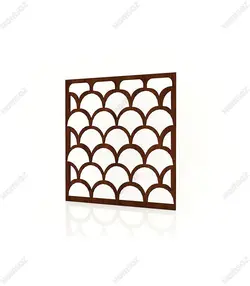 تایل ام دی اف معرق کدPN-86 بلوط-گردویی(تایل معرق سقف کاذب MDF)