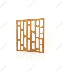 تایل ام دی اف معرق کدPN-89 بلوط-گردویی(تایل معرق سقف کاذب MDF)