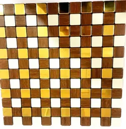 تایل بین کابینتی پشت چسب دار مدل A15 (دیوار پوش آلومینیومی)