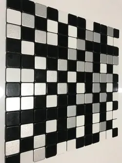 تایل بین کابینتی پشت چسب دار مدل C26 (دیوار پوش آلومینیومی)