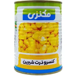 کنسرو ذرت شیرین مکنزی 450گرمی