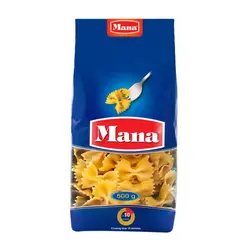 ماکارونی پروانه ای مانا500گرم