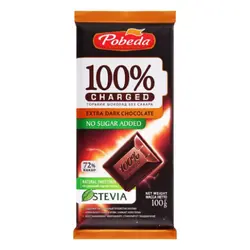 شکلات تبلتی پوبیدا 72% با استویا (100% انرژی بخش)