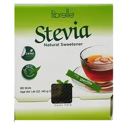 شیرین کننده استویا (fibrelle) ساشه ای - 80 عددی