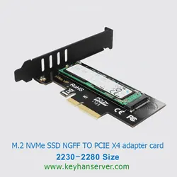 کارت مبدل M.2 NVME به PCI-E روش RoHS 2280