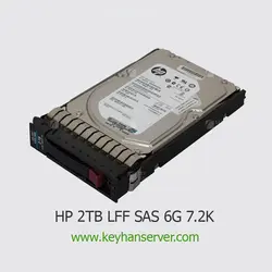 هارد سرور اچ پی 7.2K ظرفیت 2TB ترابایت اچ پی