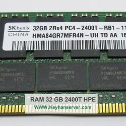 رم سرور 32 گیگابایتی اچ پی HP RAM 32GB PC4 2400T با پارت نامبر 805353-B21