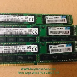 رم سرور 32 گیگابایتی اچ پی HP RAM 32GB PC4 2400T با پارت نامبر 805353-B21