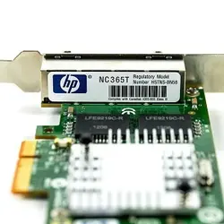 کارت شبکه استوک سرور اچ پی HP NC365T  با پارت نامبر 593722-B21