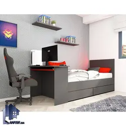 تخت خواب یک نفره SBJ239 - فروشگاه اینترنتی لمپاف