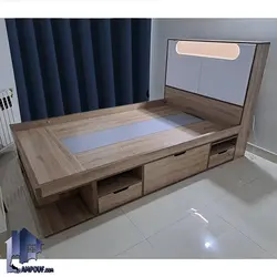 تخت خواب یک نفره SBJ242 - فروشگاه اینترنتی لمپاف