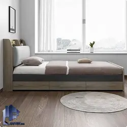 تخت خواب یک نفره SBJ243 - فروشگاه اینترنتی لمپاف