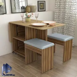 ست میز نهارخوری تبدیلی DTJ84 - فروشگاه اینترنتی لمپاف