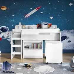 تخت خواب دو طبقه TBJ125 - فروشگاه اینترنتی لمپاف