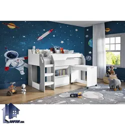 تخت خواب دو طبقه TBJ125 - فروشگاه اینترنتی لمپاف