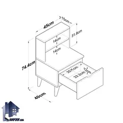 پاتختی BSTJ172 - فروشگاه اینترنتی لمپاف