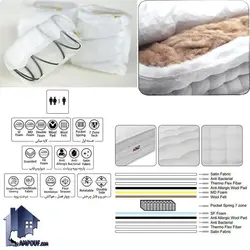 تشک موناکو Hand Woven کد MM3001 یکنفره 120