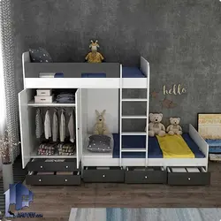 تخت خواب دو طبقه TBJ78