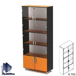 کتابخانه 4 شیشه BCSN700