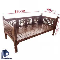 تخت سنتی چهارنفره 190*90 مدل TRK103