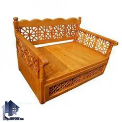 تخت سنتی دونفره 120*60 مدل TRK102