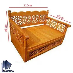 تخت سنتی دونفره 120*60 مدل TRK102