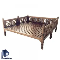 تخت سنتی 200*200 مدل TrK251