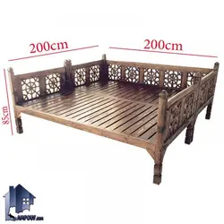 تخت سنتی 200*200 مدل TrK251