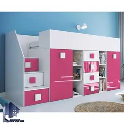 تخت خواب دو طبقه TBJ64
