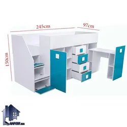 تخت خواب دو طبقه TBJ64