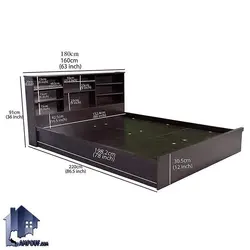 تخت خواب دو نفره DBJ104