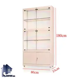 کمد کتابخانه 4 شیشه BCNF100