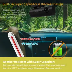 دوربین خودرو شیائومی مدل DDPai Dash Cam Mini