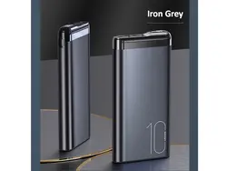 پاور بانک دو پورت یوسمز مدل USAMS Dual USB Digital Display Power Bank US-CD148 با ظرفیت 10000mAh