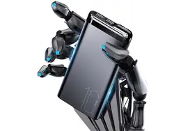 پاور بانک دو پورت یوسمز مدل USAMS Dual USB Digital Display Power Bank US-CD148 با ظرفیت 10000mAh