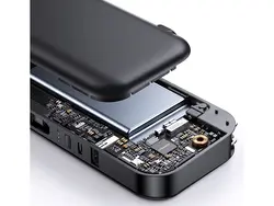 پاوربانک فست شارژ یوسمز USAMS 3IN1 Quick Charge Powerbank CD172 به همراه دوشاخه و کابل با ظرفیت 10000mAh