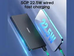 پاوربانک مگنت فست شارژ جویروم JOYROOM Wireless Charging Power Bank JR-W010 با حداکثر توان 22.5W