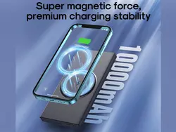 پاوربانک مگنت فست شارژ جویروم JOYROOM Wireless Charging Power Bank JR-W010 با حداکثر توان 22.5W