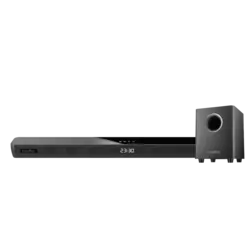 ساند بار پرودو ساندتک مدل Soundtec By Porodo 2.1 Ch Soundbar With Wireless Subwoofer PD-ST21SB150-BK