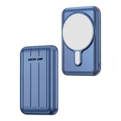 پاور بانک مگنتی گرین لیون مدل Green MagSafe Power Bank GN10KMG با ظرفیت 10000mAh و توان 15W