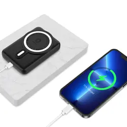 پاوربانک مگنتی گرین لیون مدل Green Lion Compact Magsafe Powerbank GNMAGPB10K با ظرفیت 10000mAh