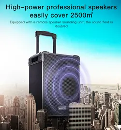 اسپیکر بلوتوث 12 اینچ یسیدو مدل Yesido Outdoor Speaker YSW16