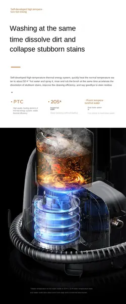 جارو برقی و شست وشو دهنده پارچه شیائومی درما مدل Xiaomi Deerma Suction Vacuum Cleaner BY200