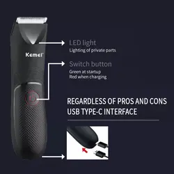 ماشین اصلاح موی بدن کیمی مدل KEMEI Body Hair Trimmer KM-1838