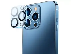 محافظ دوربین آیفون 14 پرو و 14 پرومکس (پک دوعددی) باسئوس Baseus 14 Pro/14 Pro Max Lens Film Max SGQK000802