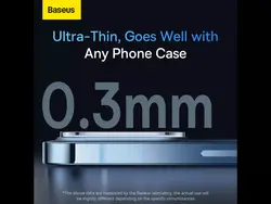 محافظ دوربین آیفون 14 پرو و 14 پرومکس (پک دوعددی) باسئوس Baseus 14 Pro/14 Pro Max Lens Film Max SGQK000802